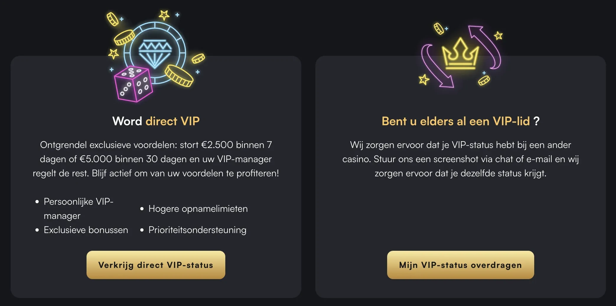 VIP-niveaus